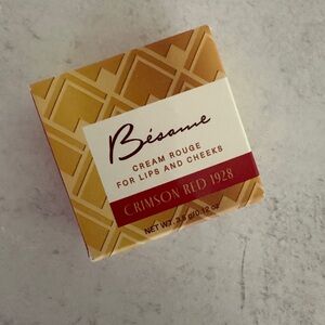 Bésame Cream Rouge for Lips and Cheeks - Crimson Red 1928